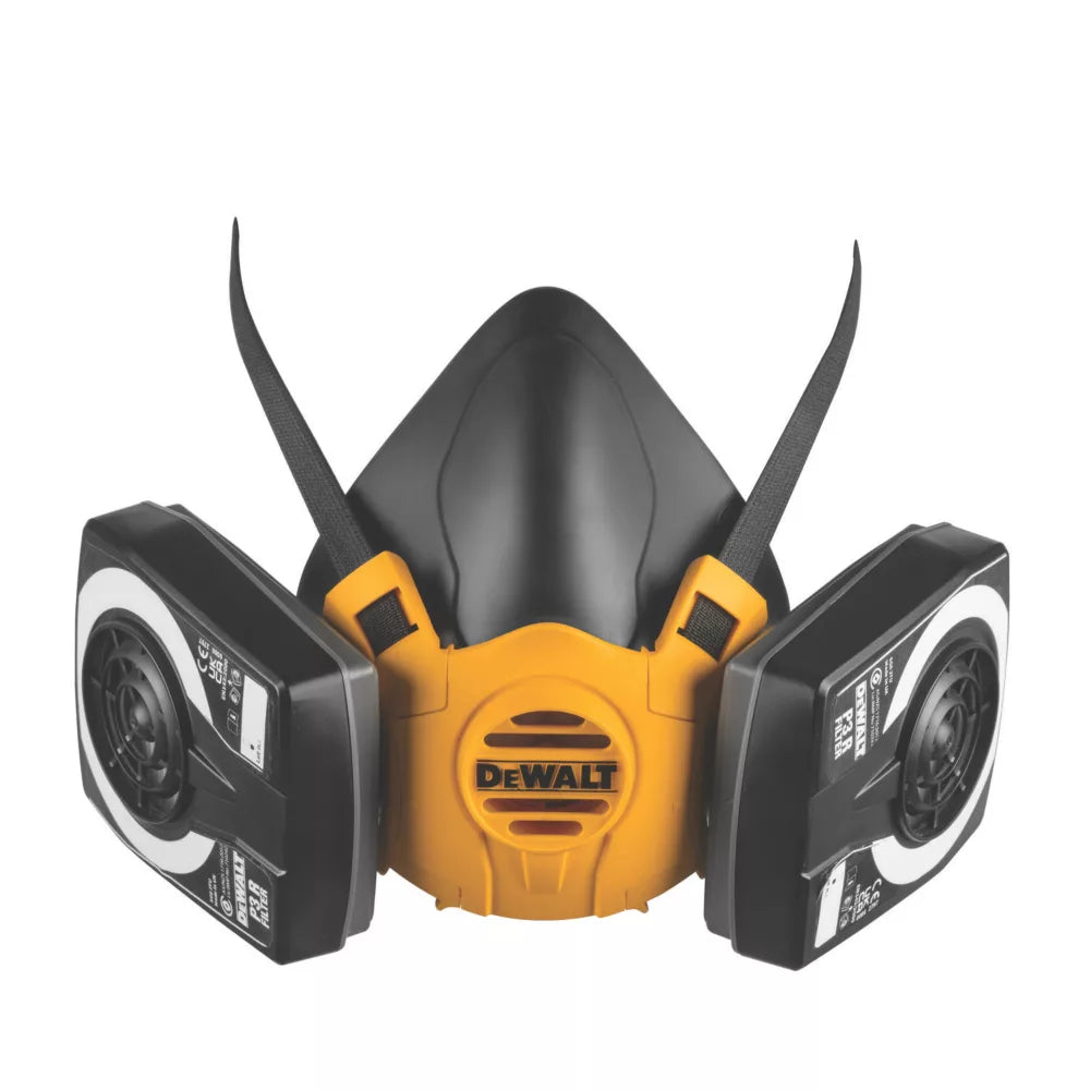 DEWALT MEDIUM HALF MASK RESPIRATOR WITH FILTERS P3 - MonkeyTools