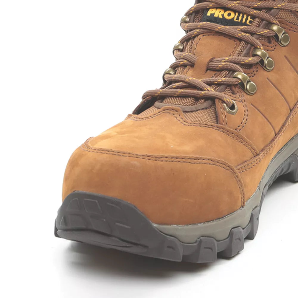 DEWALT PRO-LITE COMFORT SAFETY BOOTS BROWN SIZE 10 - MonkeyTools