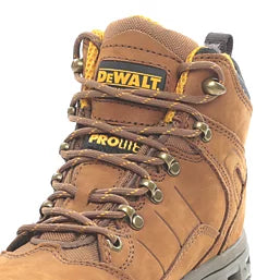 DEWALT PRO-LITE COMFORT SAFETY BOOTS BROWN SIZE 10 - MonkeyTools