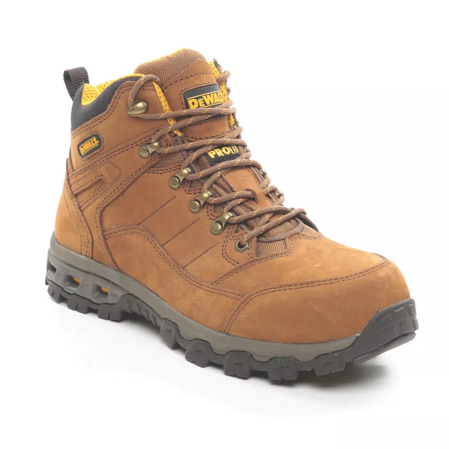 DEWALT PRO-LITE COMFORT SAFETY BOOTS BROWN SIZE 10 - MonkeyTools