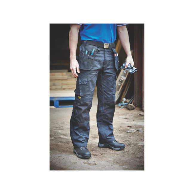 DEWALT PRO TRADESMAN TROUSERS BLACK 32" W 33" L - MonkeyTools