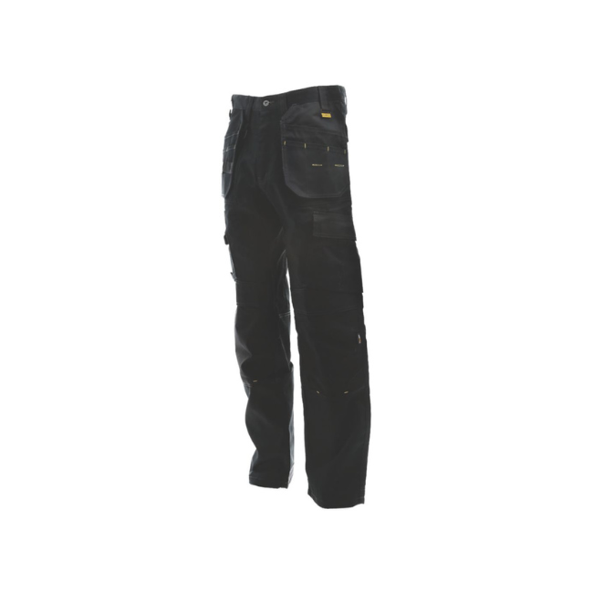 DEWALT PRO TRADESMAN TROUSERS BLACK 34" W 33" L - MonkeyTools