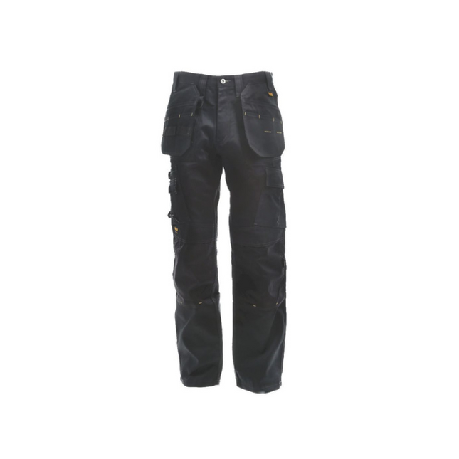 DEWALT PRO TRADESMAN TROUSERS BLACK 34" W 33" L - MonkeyTools