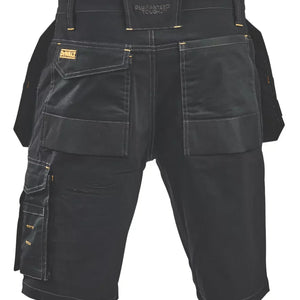DEWALT SHELBY MULTI-POCKET SHORTS BLACK 32