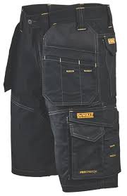 DEWALT SHELBY MULTI-POCKET SHORTS BLACK 32" W - MonkeyTools