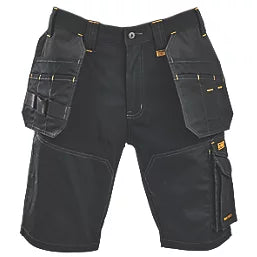 DEWALT SHELBY MULTI-POCKET SHORTS BLACK 34" W - MonkeyTools
