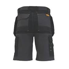 DEWALT VALDEZ WORK SHORTS GREY/BLACK 34" W - MonkeyTools