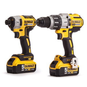 Dewalt DCK276P2 18V Brushless Twin Kit with 2 x 5.0Ah Battery Charger & Toughsystem Box - MonkeyTools