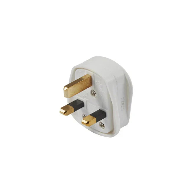 DIALL 13A FUSED PLUG WHITE - MonkeyTools