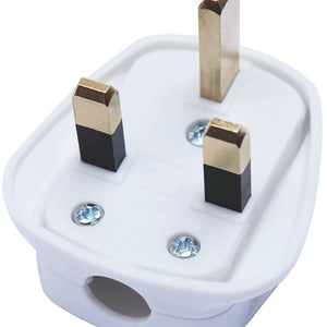 DIALL 13A FUSED PLUG WHITE - MonkeyTools