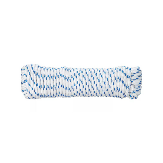 DIALL BRAIDED ROPE BLUE / WHITE 6MM X 20M - MonkeyTools