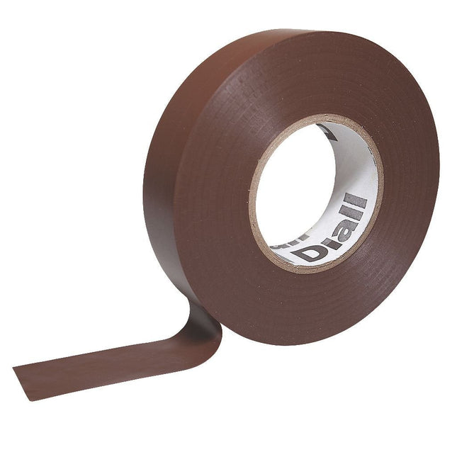 DIALL INSULATING TAPE BROWN 33M X 19MM - MonkeyTools