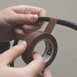 DIALL INSULATING TAPE BROWN 33M X 19MM - MonkeyTools