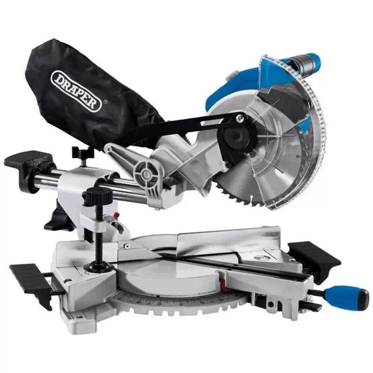 Draper D20MS185 20V Brushless Sliding Compound Mitre Saw 185mm Body Only 55588 - MonkeyTools