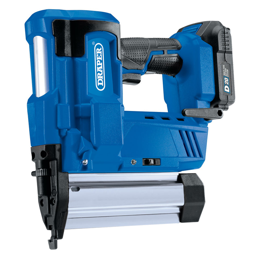 Draper D20NSSET D20 20V Nailer/Stapler With 1 x 2.0Ah Battery & Charger - 00646 - MonkeyTools