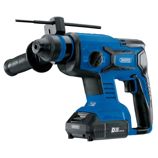 Draper D20SDSD1.7JSET 20V Brushless SDS + Rotary Hammer Drill 2 x 2.0Ah Batteries With Charger 00592 - MonkeyTools