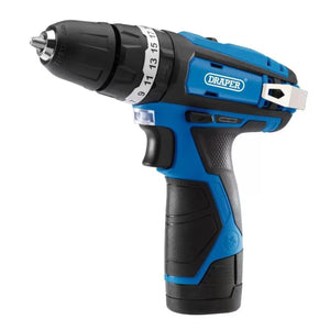 Draper TP12VDLI 12V Combi Drill & Impact Driver 2 x 1.5Ah Batteries With Fast Charger 70257 - MonkeyTools