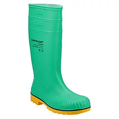 DUNLOP ACIFORT HAZGUARD SAFETY WELLIES GREEN SIZE 9