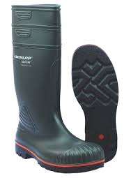 DUNLOP ACIFORT SAFETY WELLIES GREEN SIZE 8 - MonkeyTools