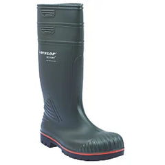 DUNLOP ACIFORT SAFETY WELLIES GREEN SIZE 8