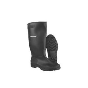 DUNLOP PRICEMASTER 380PP METAL FREE NON SAFETY WELLIES BLACK SIZE 10 - MonkeyTools