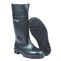 DUNLOP PROTOMASTOR SAFETY WELLIES BLACK SIZE 7 - MonkeyTools