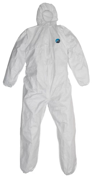 DUPONT TYVEK CLASSIC HOODED COVERALL WHITE X LARGE 42-46