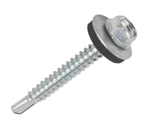 EASYDRIVE FLANGE SELF-DRILLING SCREWS WITH WASHERS 5.5MM X 45MM 100 PACK - MonkeyTools