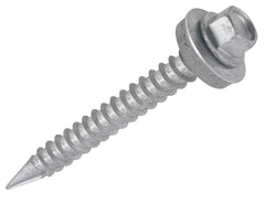 EASYDRIVE FLANGE SELF-DRILLING TIMBER ROOFING DOUBLE SLASH POINT SCREWS 6.3MM X 45MM 100 PACK