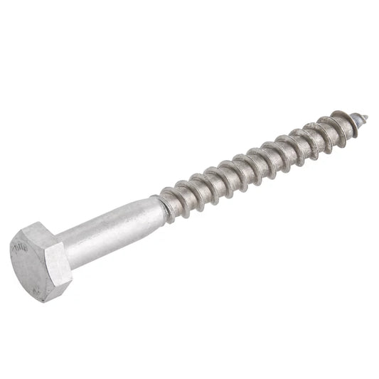 EASYDRIVE HEX BOLT SELF-TAPPING COACH SCREWS 10MM X 100MM 10 PACK - MonkeyTools