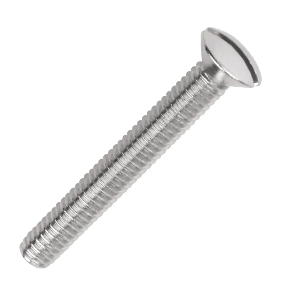 EASYDRIVE SLOTTED RAISED ELECTRICAL SCREWS M3.5 X 40MM 50 PACK - MonkeyTools