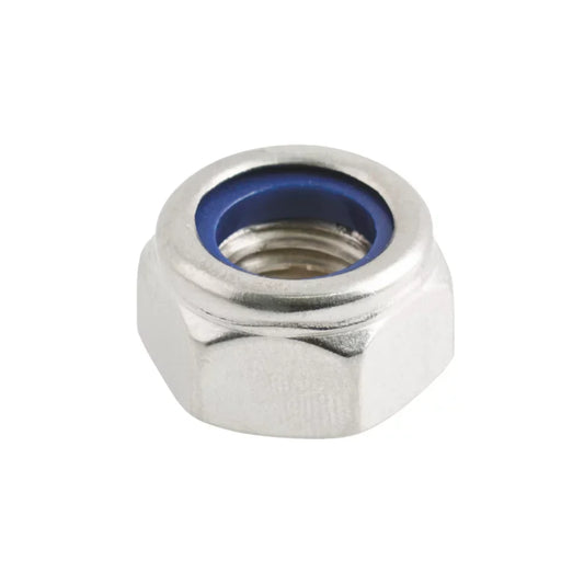 EASYFIX A2 STAINLESS STEEL NYLON LOCK NUTS M12 100 PACK - MonkeyTools