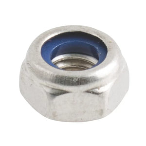 EASYFIX A2 STAINLESS STEEL NYLON LOCK NUTS M6 100 PACK - MonkeyTools