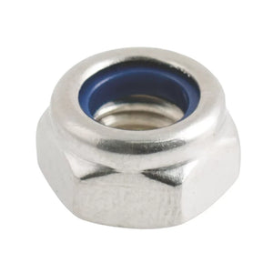 EASYFIX A2 STAINLESS STEEL NYLON LOCK NUTS M8 100 PACK - MonkeyTools