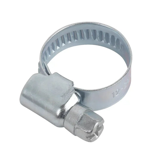 EASYFIX BLUE ZINC-PLATED HOSE CLIPS 12-20MM 10 PACK - MonkeyTools