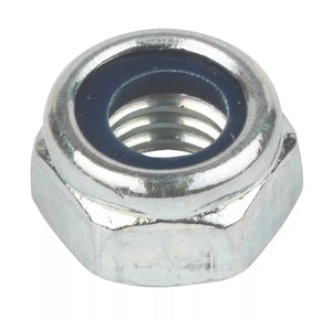 EASYFIX BZP STEEL NYLON LOCK NUTS M6 100 PACK - MonkeyTools