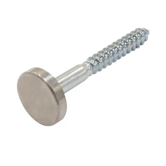EASYFIX MIRROR SCREWS 8GA X 1 1/2" POLISHED CHROME 10 PACK - MonkeyTools
