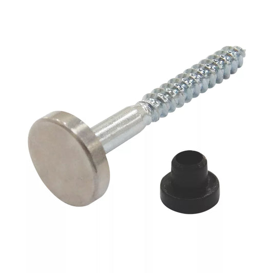 EASYFIX MIRROR SCREWS 8GA X 1 1/2" SATIN CHROME 10 PACK - MonkeyTools