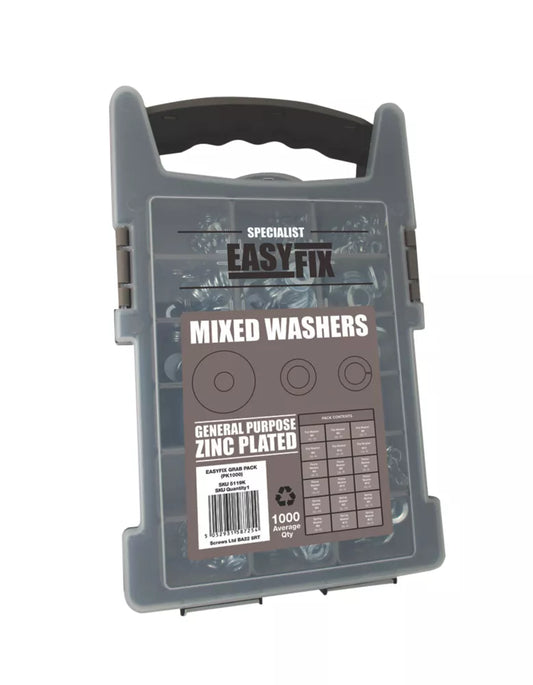 EASYFIX MIXED WASHERS 1000 PIECE SET - MonkeyTools