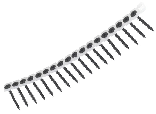 EASYFIX PHILLIPS BUGLE COARSE SINGLE THREAD COLLATED DRYWALL SCREWS 3.9MM X 38MM 1000 PACK - MonkeyTools
