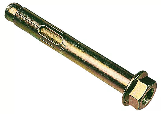 EASYFIX SLEEVE ANCHORS YELLOW ZINC-PLATED 10MM X 100MM M8 10 PACK - MonkeyTools