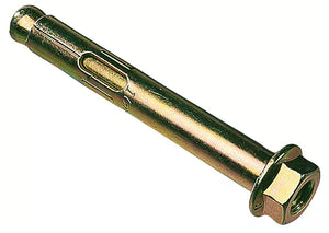 EASYFIX SLEEVE ANCHORS YELLOW ZINC-PLATED 12MM X 100MM M10 10 PACK - MonkeyTools