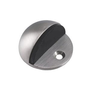 ECLIPSE OVAL DOOR STOP 45 X 25MM SATIN STAINLESS STEEL - MonkeyTools