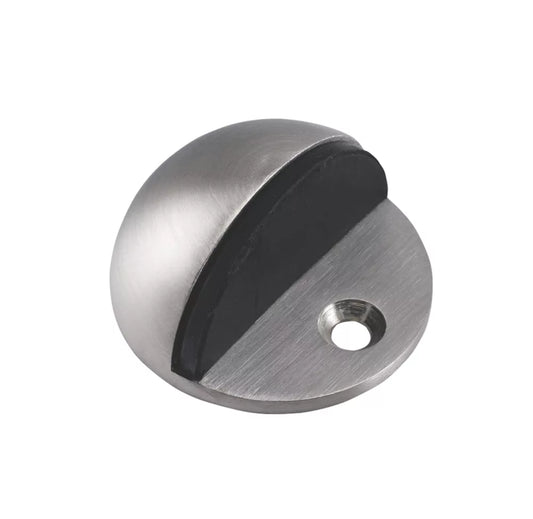 ECLIPSE OVAL DOOR STOP 45 X 25MM SATIN STAINLESS STEEL - MonkeyTools
