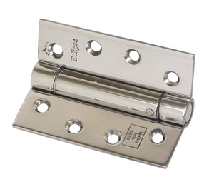 ECLIPSE POLISHED STAINLESS STEEL UNGRADED FIRE RATED ADJUSTABLE SELF-CLOSING HINGES 102MM X 76MM 2 PACK - MonkeyTools