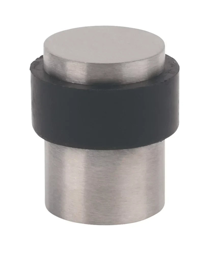 ECLIPSE ROUND DOOR STOP 30 X 41MM SATIN STAINLESS STEEL - MonkeyTools