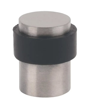 ECLIPSE ROUND DOOR STOP 30 X 41MM SATIN STAINLESS STEEL - MonkeyTools