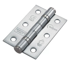 ECLIPSE SATIN CHROME GRADE 7 FIRE DOOR BALL BEARING HINGES 76MM X 51MM 20 PACK
