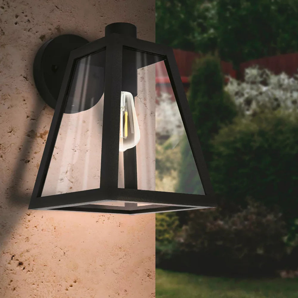 EGLO MIRANDOLA OUTDOOR WALL LIGHT BLACK - MonkeyTools