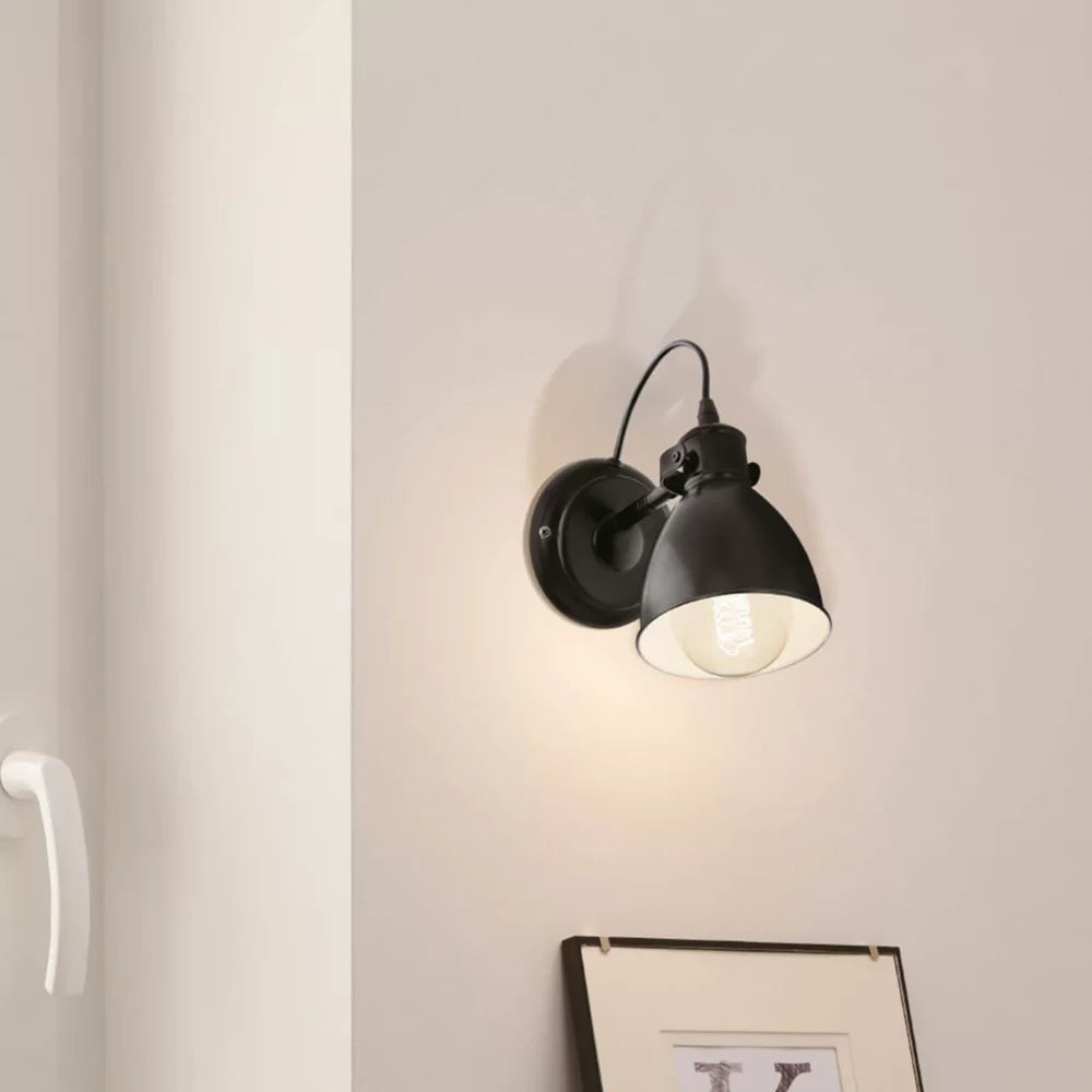EGLO PRIDDY WALL SPOTLIGHT BLACK - MonkeyTools